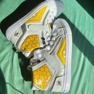 Custom Guess High Tops (Honey Themed)